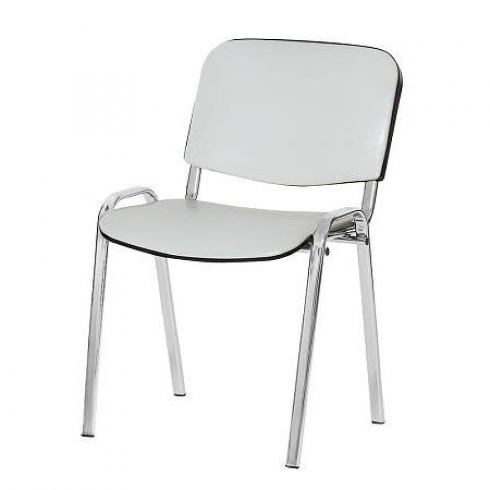 Стул Iso White Chrome