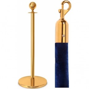 Стойка ограждения с канатом Barrier Gold