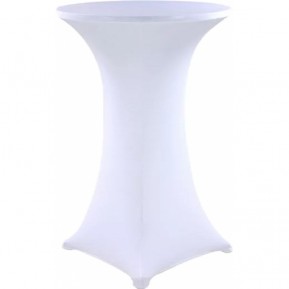 Барный стол со скатертью Catering (белый)