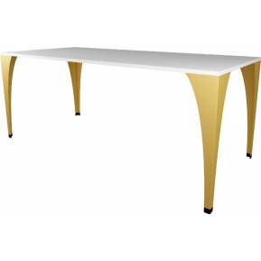 Стол Lerko White & Gold