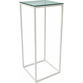 Барный стол Cube White (столешница стекло)