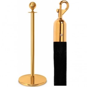 Стойка ограждения с канатом Barrier Gold