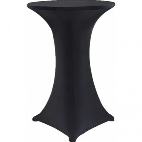 Барный стол со скатертью Catering (черный)