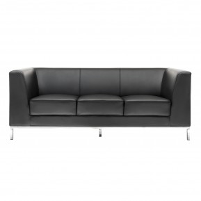Трехместный диван President Black Sofa